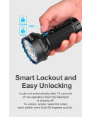 Olight Marauder Mini 7000lm. Злато и черен стоунуош