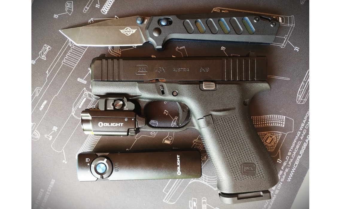 Крепежи за пистолетни фенери Olight за слим моделите Glock43X MOS/Glock 48 Крепежи за пистолетни фенери Olight за слим моделите Glock43X MOS/Glock 48